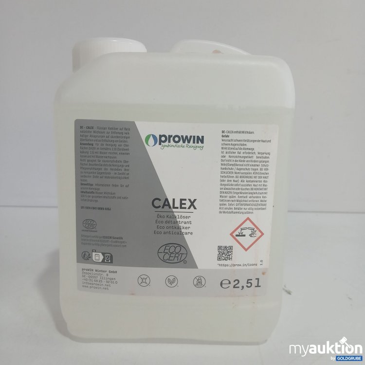 Artikel Nr. 845016 Artikel Nr. 845016: Prowin Calex Öko Kalklöser 2,5L