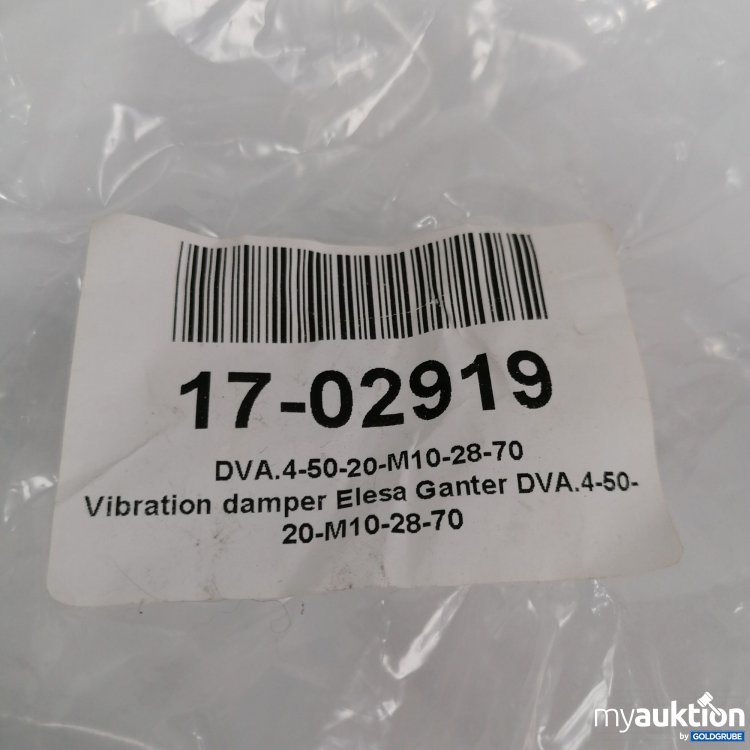 Artikel Nr. 857016 Artikel Nr. 857016: Vibration Damper Elesa Ganter DVA. 4-50-20-M10-28-70