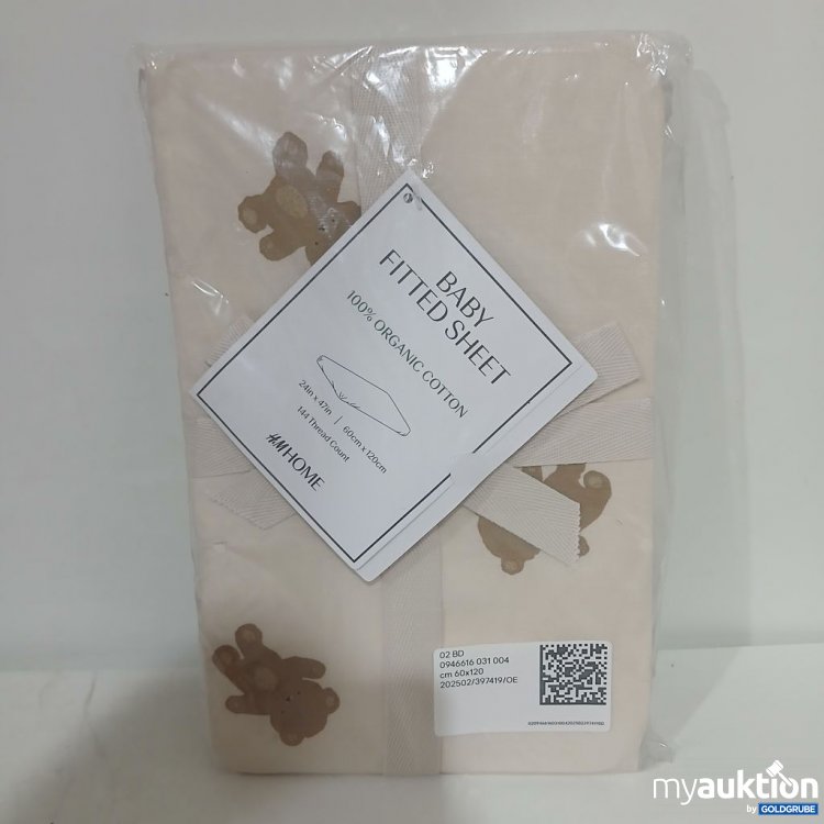 Artikel Nr. 931016 Artikel Nr. 931016: H&M Home 100% Organic Cotton Baby Fitted Sheet 60x120 cm