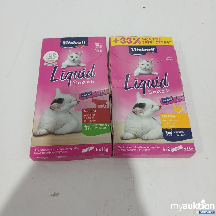 Artikel Nr. 954016: Vitakraft Liquid Snack Katzenfutter Rind 6x15 g und 8x15g