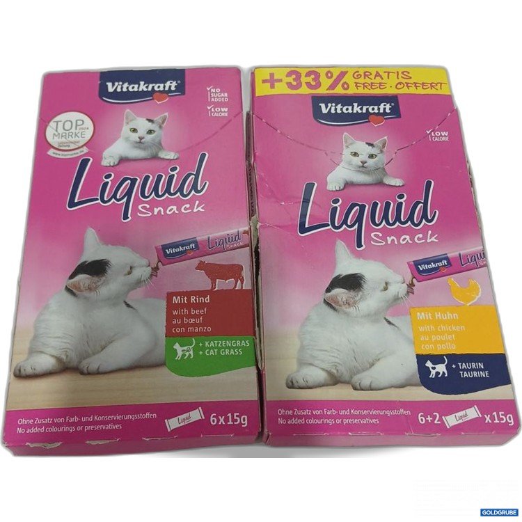 Artikel Nr. 954016: Vitakraft Liquid Snack Katzenfutter Rind 6x15 g und 8x15g