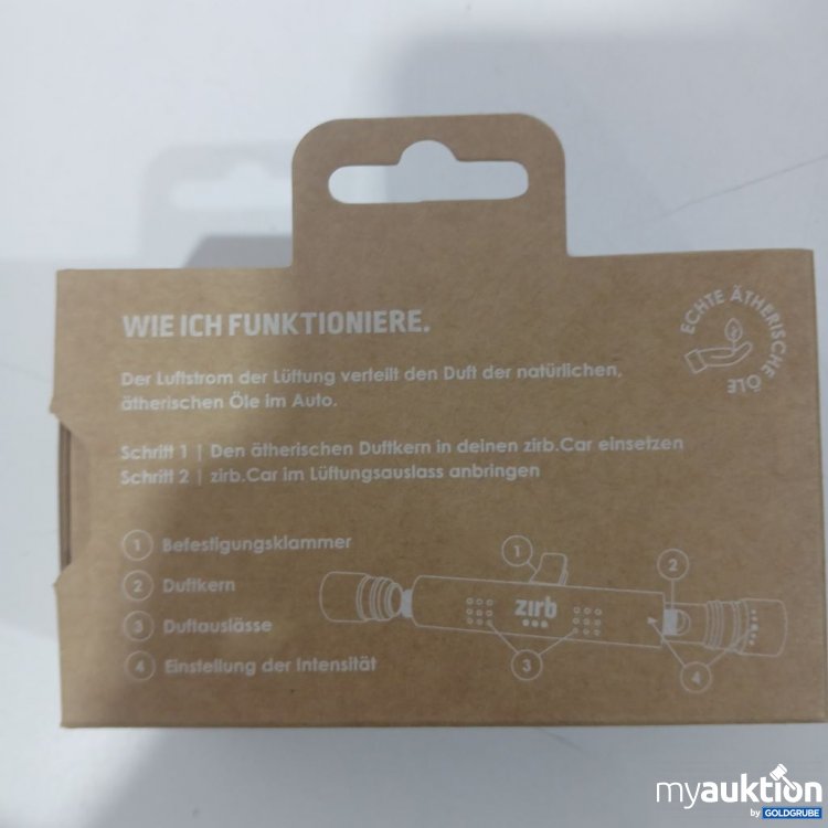 Artikel Nr. 962016: ZIRB Duftspender Zirbe Orange Auto