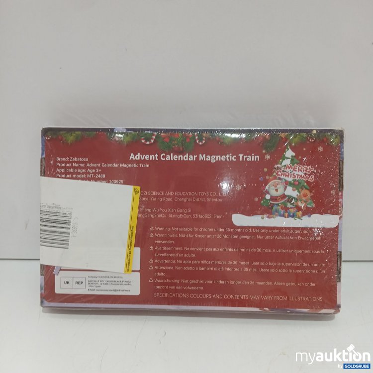 Artikel Nr. 983016: Zabatoco Advent Calender Magnetic Train 