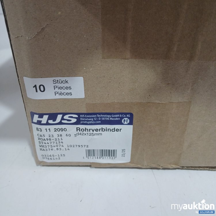 Artikel Nr. 443017: HJS Rohrverbinder d42x125mm 10Stk 