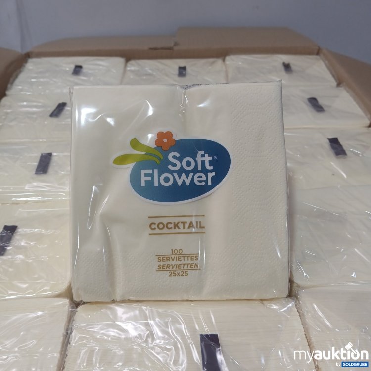 Artikel Nr. 468017 Artikel Nr. 468017: Soft Flower Cocktail Servietten 25x25 cm 100x