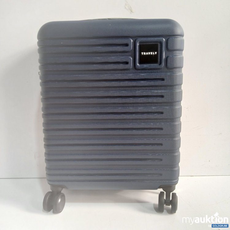 Artikel Nr. 469017 Artikel Nr. 469017: Travely Hartschalenkoffer mit Rollen dunkelblau ca. 45x40cm