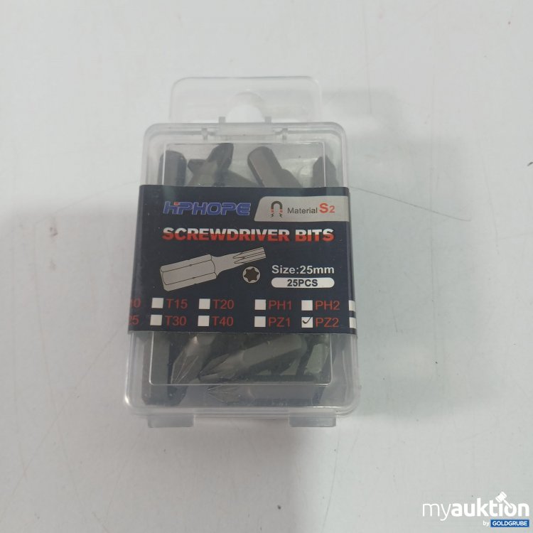 Artikel Nr. 815017 Artikel Nr. 815017: HpHope Screwdriver Bits 25mm PZ2 25 Stk.