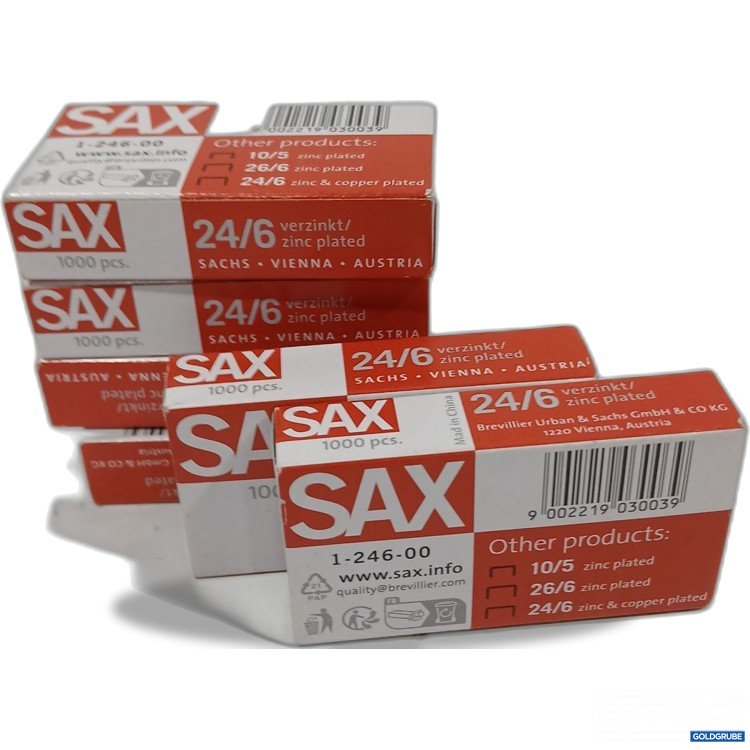 Artikel Nr. 915017: Sax 24/6 Heftklammern 6×1000stk 
