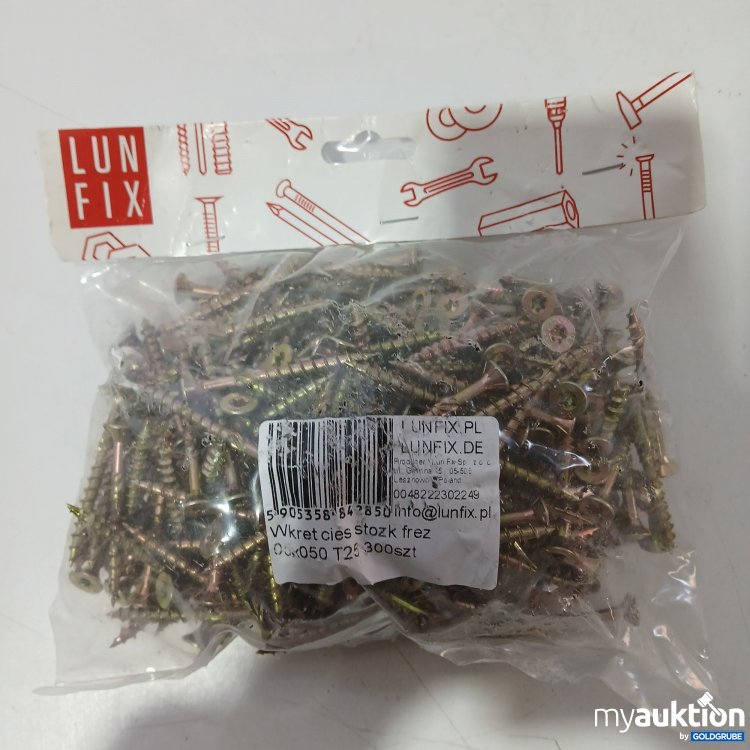 Artikel Nr. 952017: LunFix Schrauben 05x050 T25 300Stk