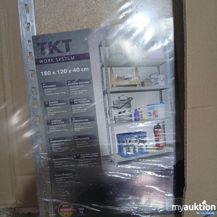 Artikel Nr. 958017: TKT Work System Steckregal 180x120x40cm 