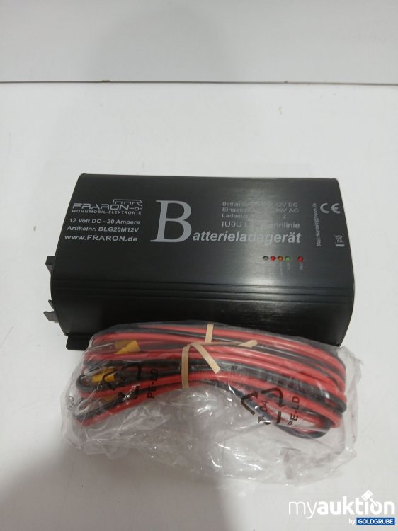 Artikel Nr. 960017: FRARON Wohnmobil Elektronik Automatikladegerät 12 Volt 