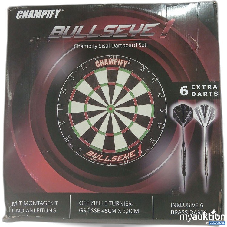 Artikel Nr. 979017 Artikel Nr. 979017: Champify Bullseye 1 Champify Sisal Dartboard Set