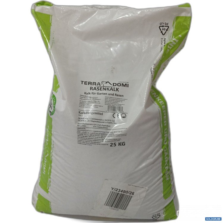 Artikel Nr. 981017: Terra Domi Rasenkalk für Garten und Rasen, 25Kg