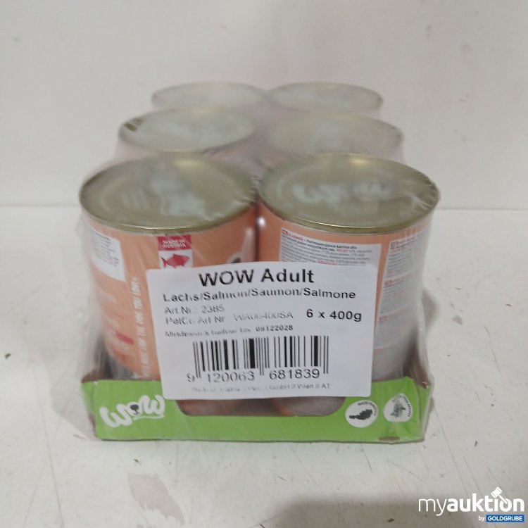 Artikel Nr. 988017 Artikel Nr. 988017: Wow Adult Lachs 6x400g