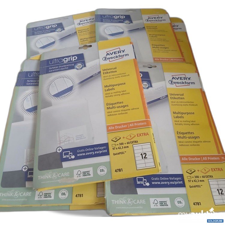 Artikel Nr. 994017 Artikel Nr. 994017: Avery Zweckform Universal Etiketten 9er Pack