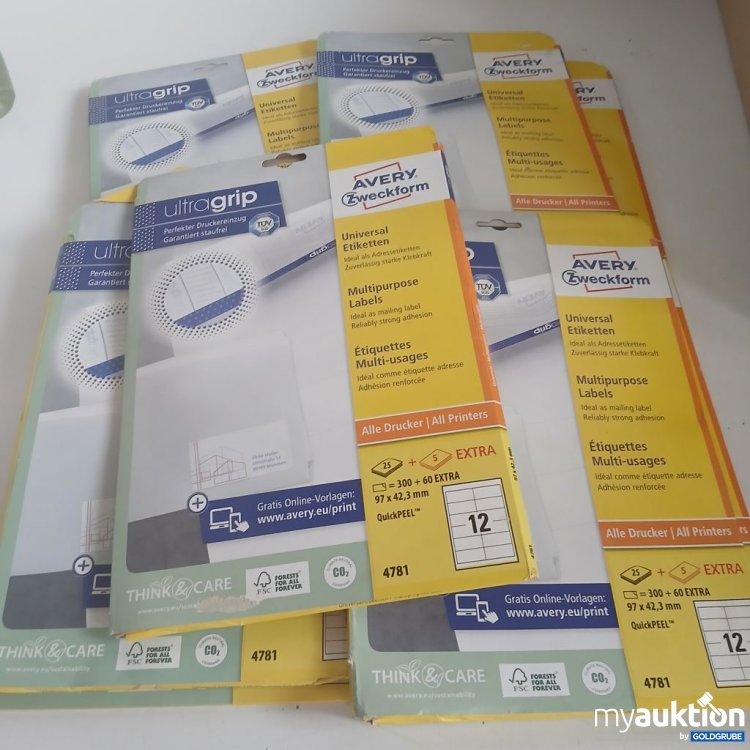 Artikel Nr. 994017 Artikel Nr. 994017: Avery Zweckform Universal Etiketten 9er Pack