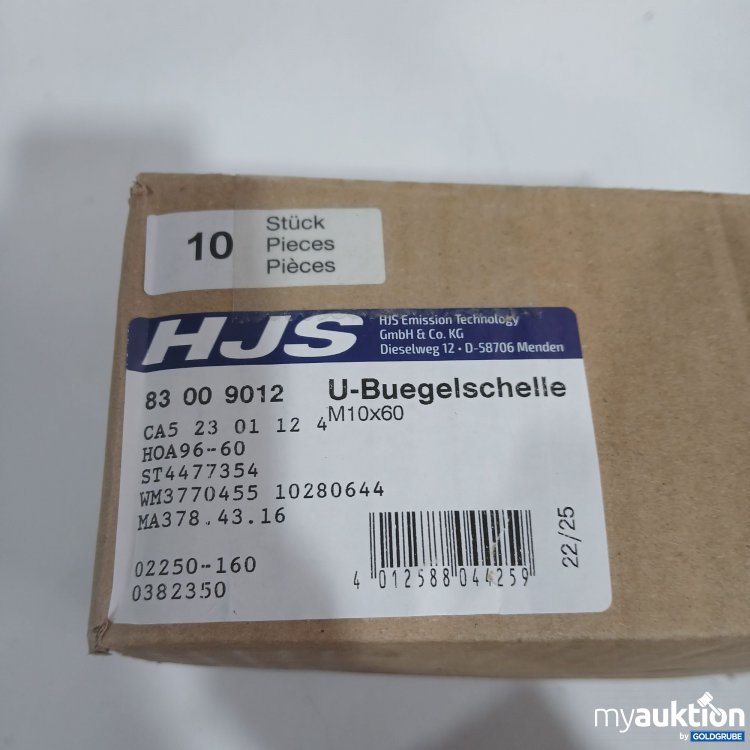 Artikel Nr. 443018: HJS U-Bügelschelle M10x60 10Stk 