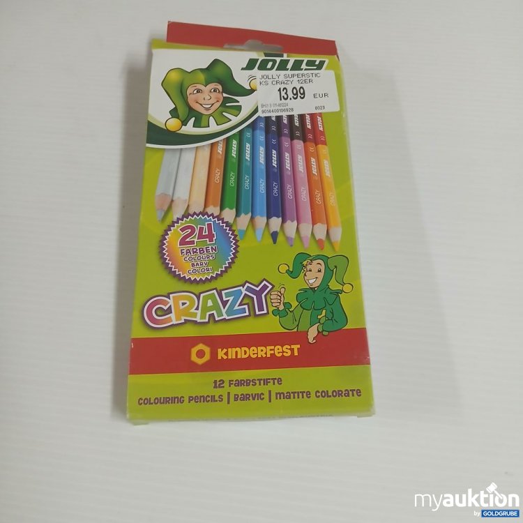 Artikel Nr. 922018: Jolly Crazy Farbige Buntstifte 12 Stück