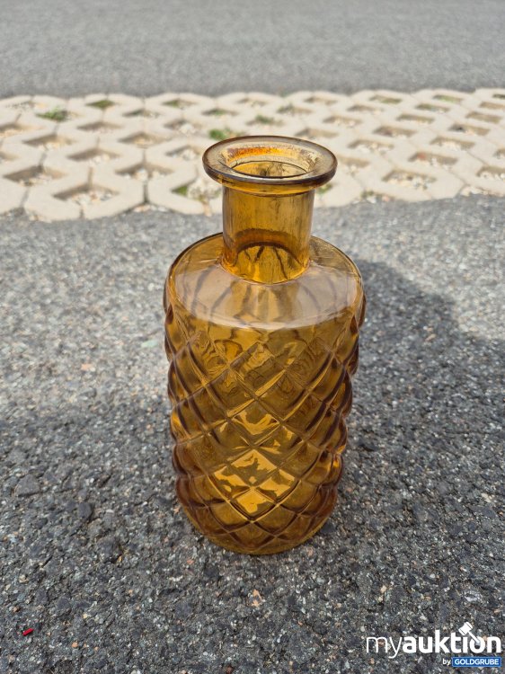 Artikel Nr. 935018: Blumenvase Glas mit Musterung