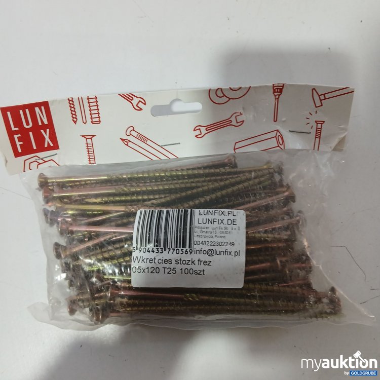 Artikel Nr. 952018 Artikel Nr. 952018: LunFix Schrauben 05x120 T25 100Stk