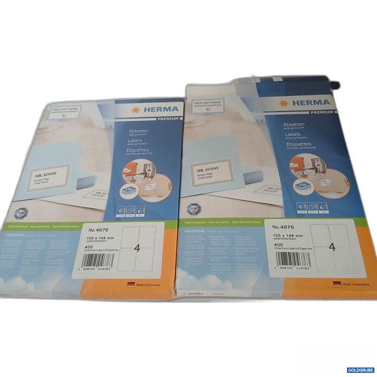 Artikel Nr. 994018 Artikel Nr. 994018: HERMA MR. SUNNY Etiketten 105 x 148 mm 400 Stück 2er Pack