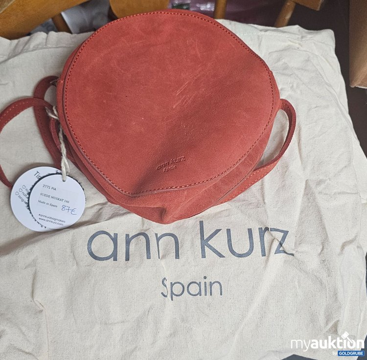 Artikel Nr. 397019: Ann Kurz Handtasche Suede Muskat 166