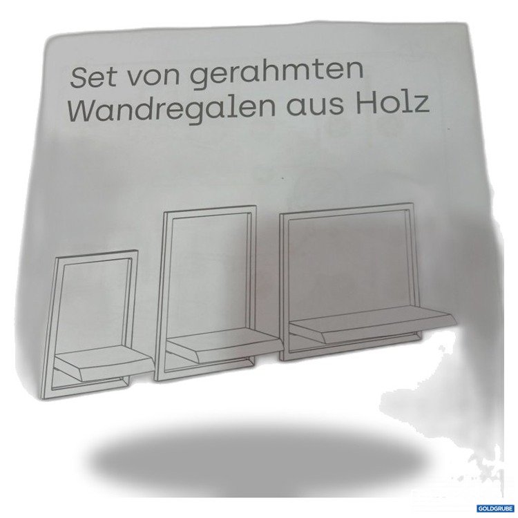 Artikel Nr. 468019 Artikel Nr. 468019: Gerahmter Wandregale aus Holz 2verschiedene Größen