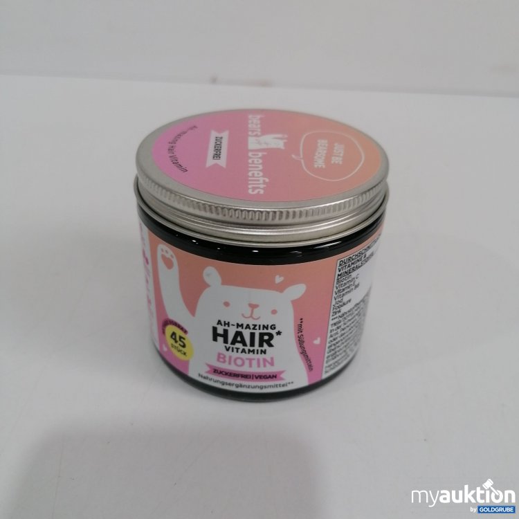 Artikel Nr. 856019: Bears Benefits AH Mazing Hair Vitamin Biotin 45 Stk. 