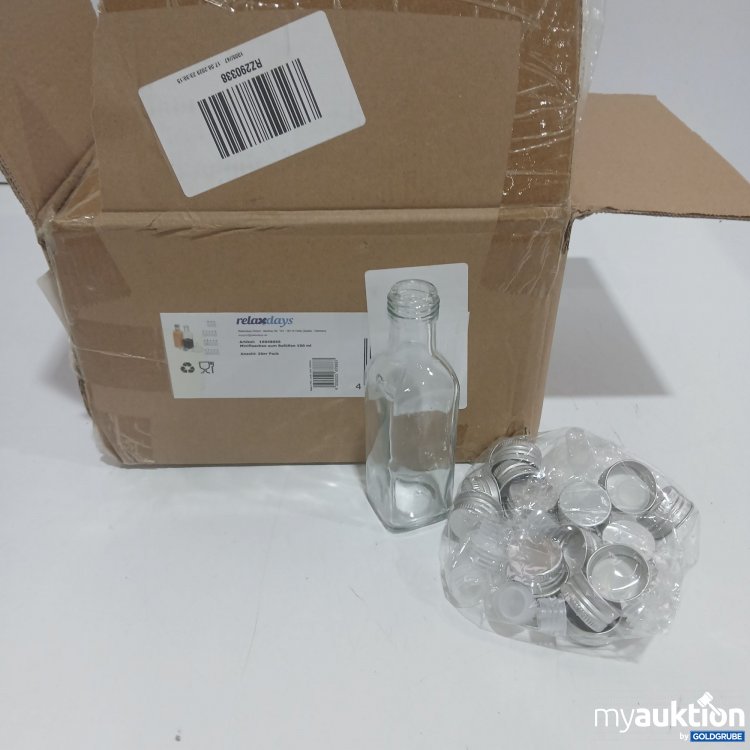 Artikel Nr. 883019: Relaxdays Miniflaschen zum Befüllen 100ml 20x