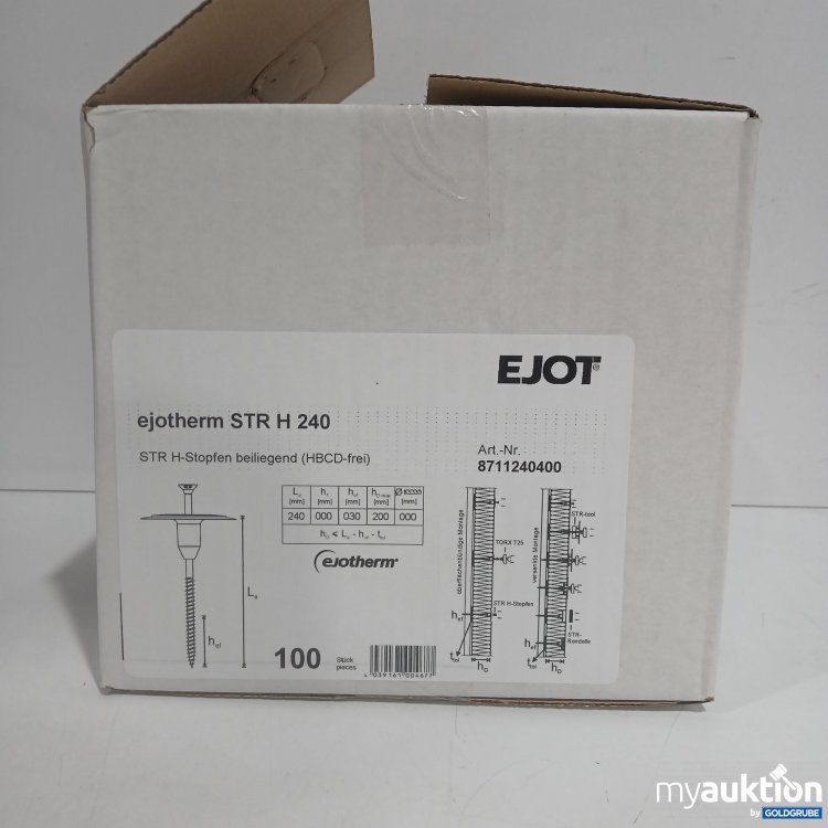 Artikel Nr. 888019 Artikel Nr. 888019: Ejot ejotherm STR H-Stopfen beiliegend 100Stk