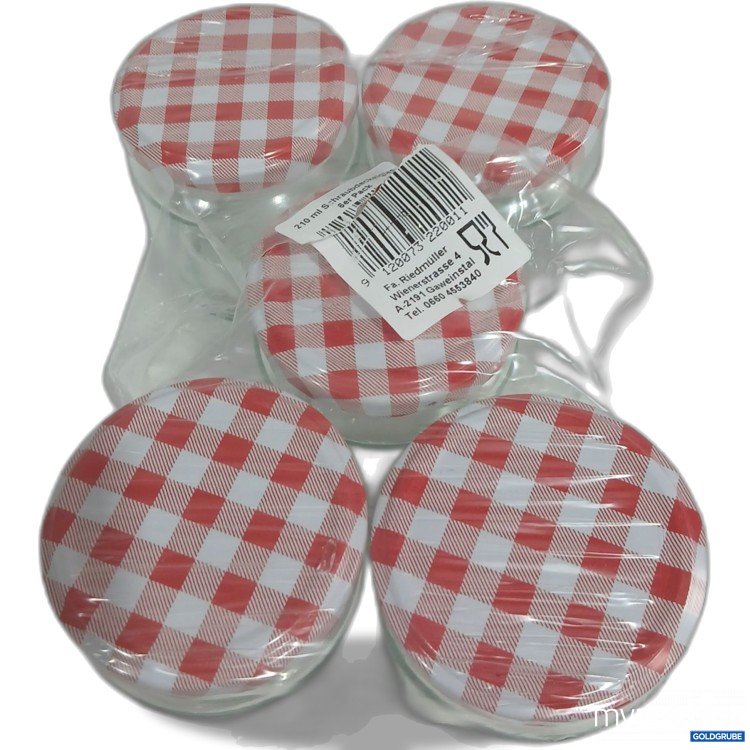 Artikel Nr. 921019: Schraubdeckelglas 5x210ml 
