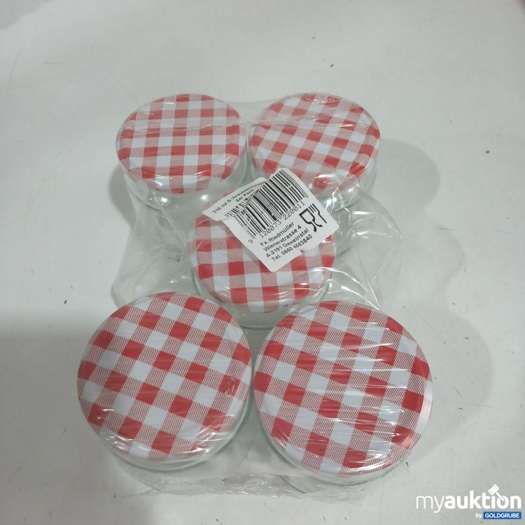 Artikel Nr. 921019: Schraubdeckelglas 5x210ml 