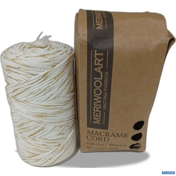 Artikel Nr. 990019 Artikel Nr. 990019: Meriwoolart Macrame Cord 3mm 200m