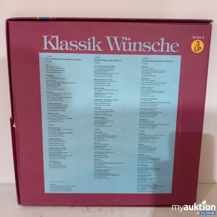 Artikel Nr. 470020 Artikel Nr. 470020: Klassik Wünsche 3 l P Box Auslese in Gold