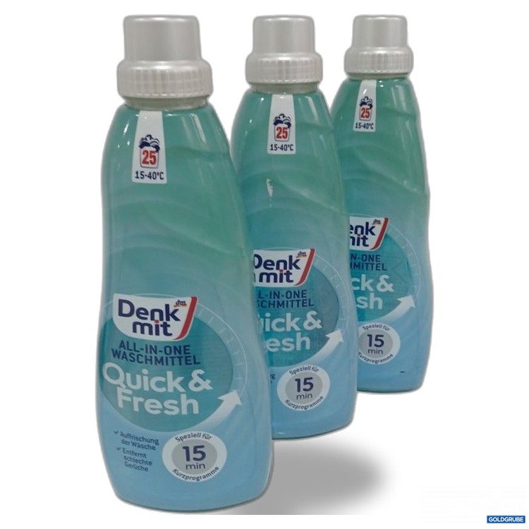 Artikel Nr. 472020: Denk mit 3 Stk. All-in-One Waschmittel Quick & Fresh 1l