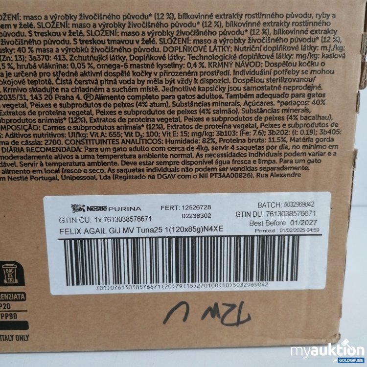 Artikel Nr. 840020 Artikel Nr. 840020: Purina Gourmet Perle Tuna 120x85g