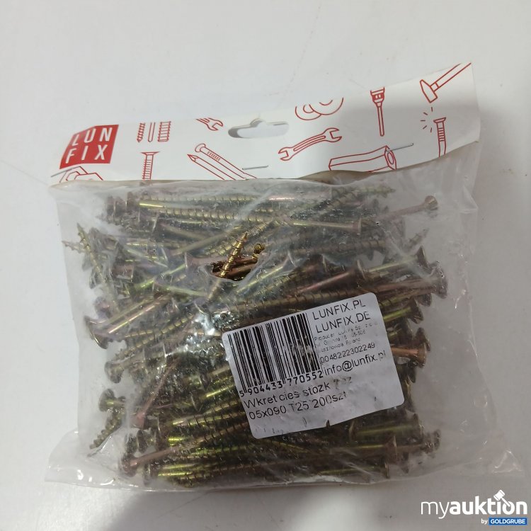 Artikel Nr. 952020 Artikel Nr. 952020: LunFix Schrauben 05x090 T25 200Stk