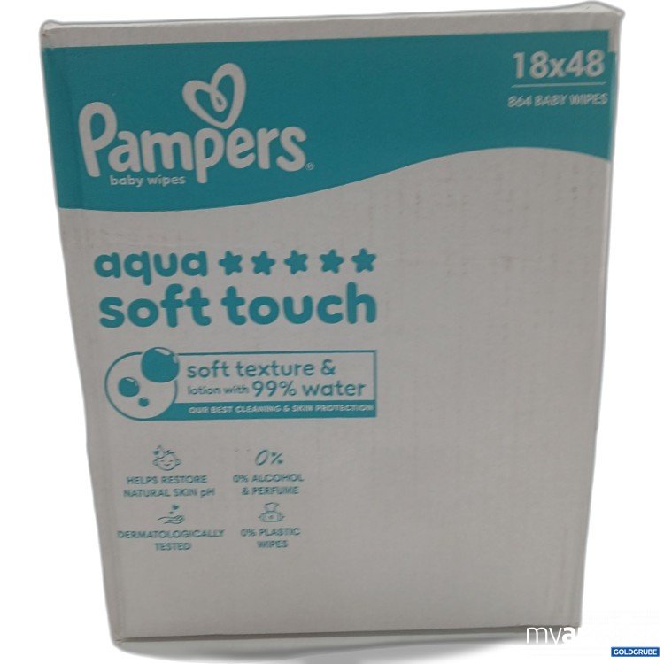 Artikel Nr. 987020: Pampers aqua soft touch baby wipes 18x48