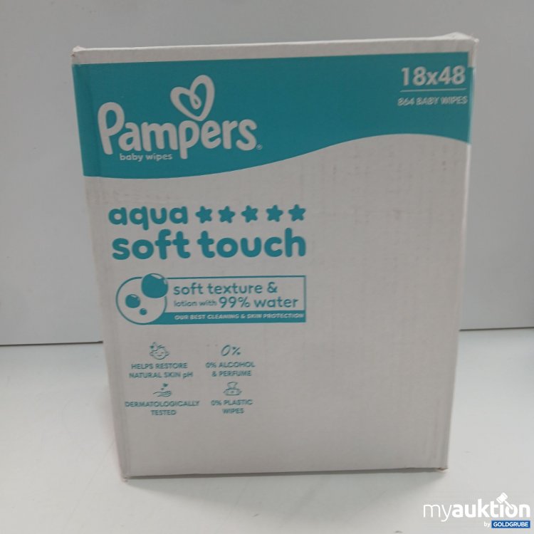Artikel Nr. 987020: Pampers aqua soft touch baby wipes 18x48