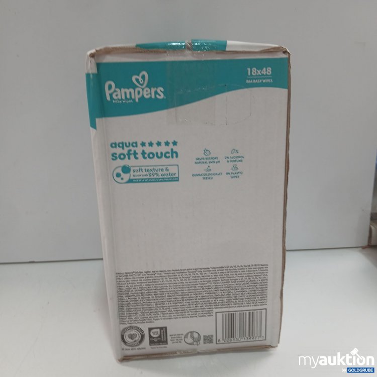 Artikel Nr. 987020: Pampers aqua soft touch baby wipes 18x48