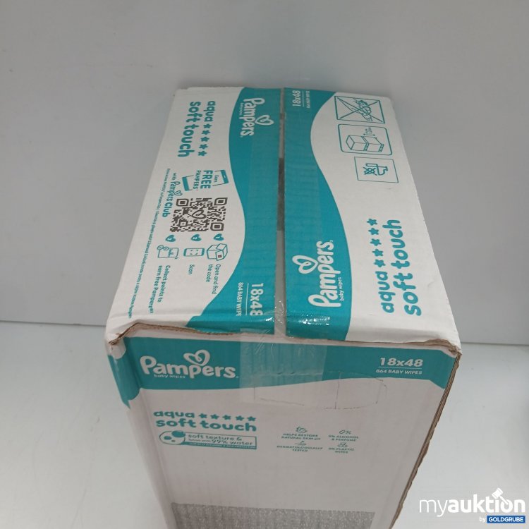 Artikel Nr. 987020: Pampers aqua soft touch baby wipes 18x48