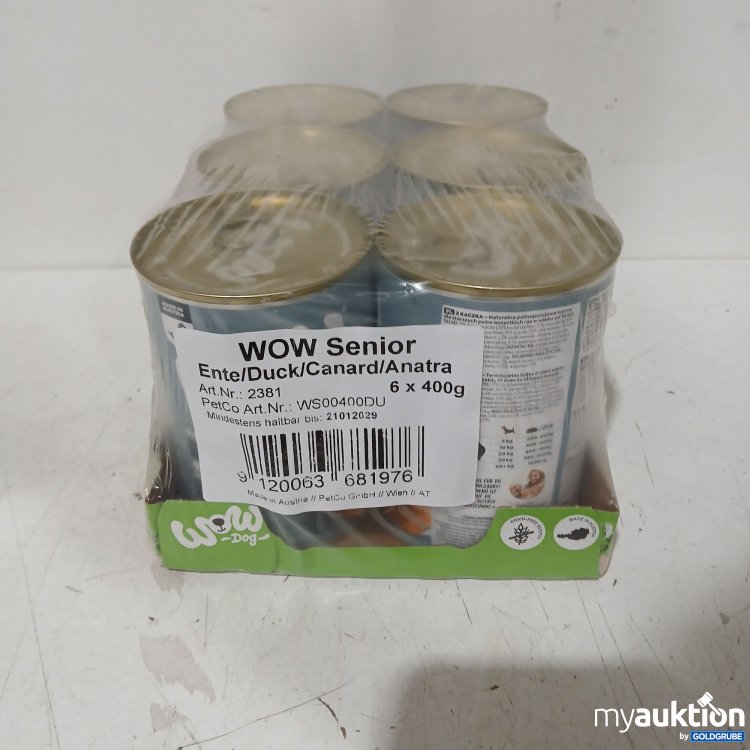 Artikel Nr. 988020 Artikel Nr. 988020: Wow Senior Ente 6x400g
