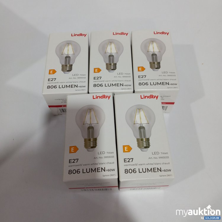 Artikel Nr. 516021 Artikel Nr. 516021: Lindby LED E27 60W 5 Stück