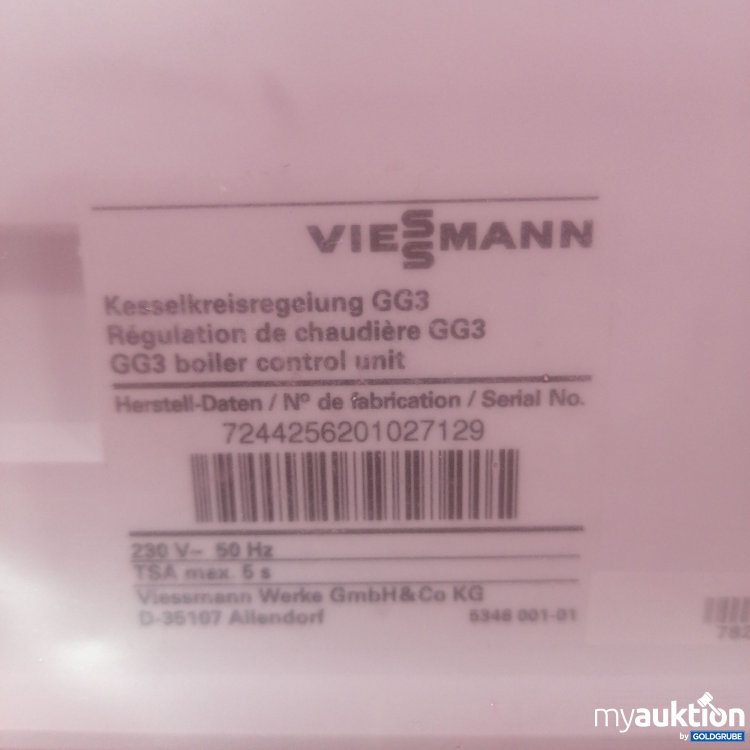 Artikel Nr. 765021 Artikel Nr. 765021: Viessmann Kesselkreisregelung GG3