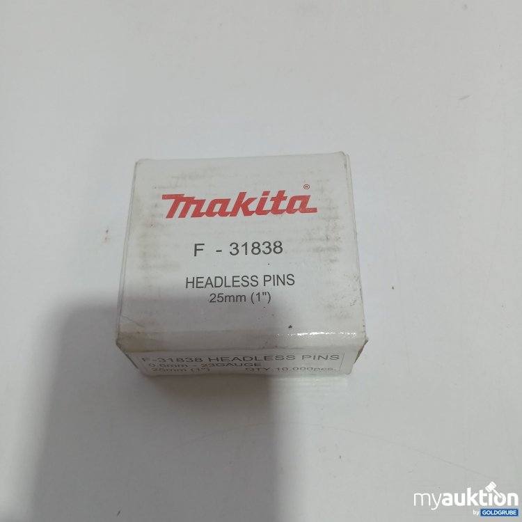 Artikel Nr. 847021 Artikel Nr. 847021: Makita F-31838 Headless Pins 25mm