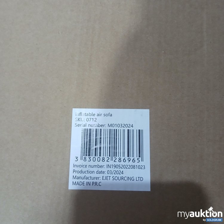 Artikel Nr. 858021 Artikel Nr. 858021: Inflatable air Sofa 0712