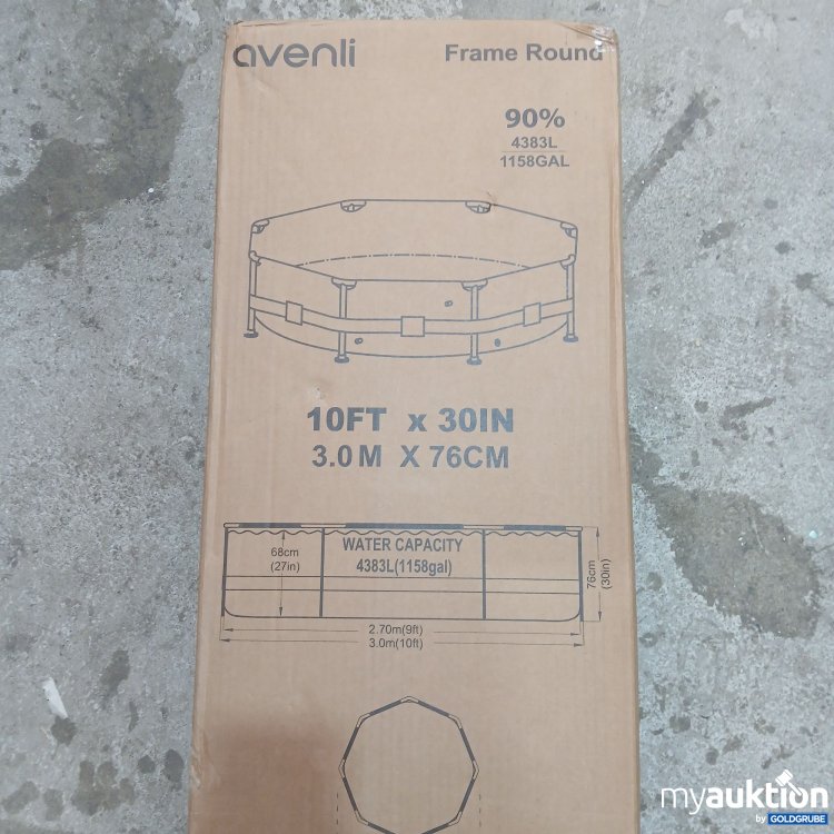 Artikel Nr. 876021 Artikel Nr. 876021: Avenli Frame Round 3mx 76cm