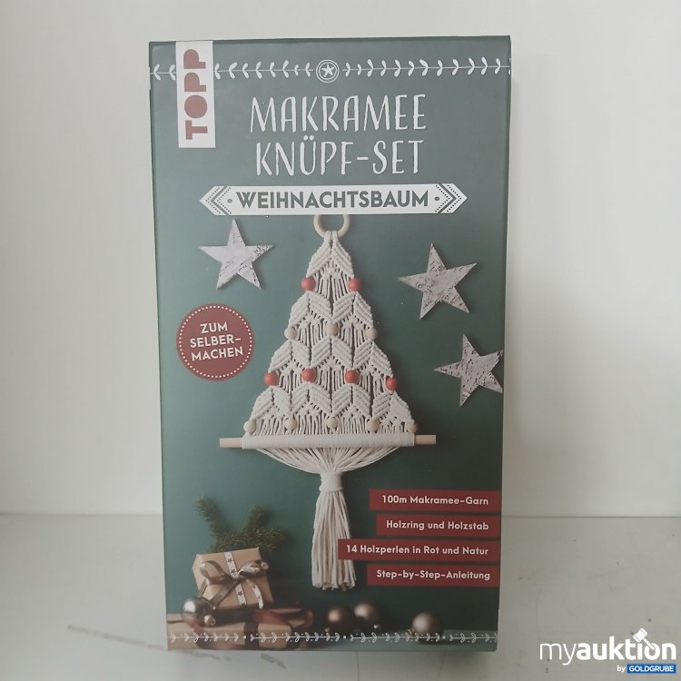 Artikel Nr. 902021 Artikel Nr. 902021: Topp Makramee Knüpf-Set Weihnachtsbaum