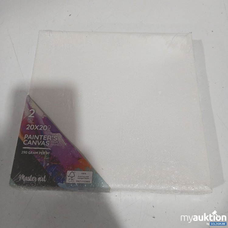 Artikel Nr. 929021: Master art Painter's Canvas 2Pcs. 20x20cm 