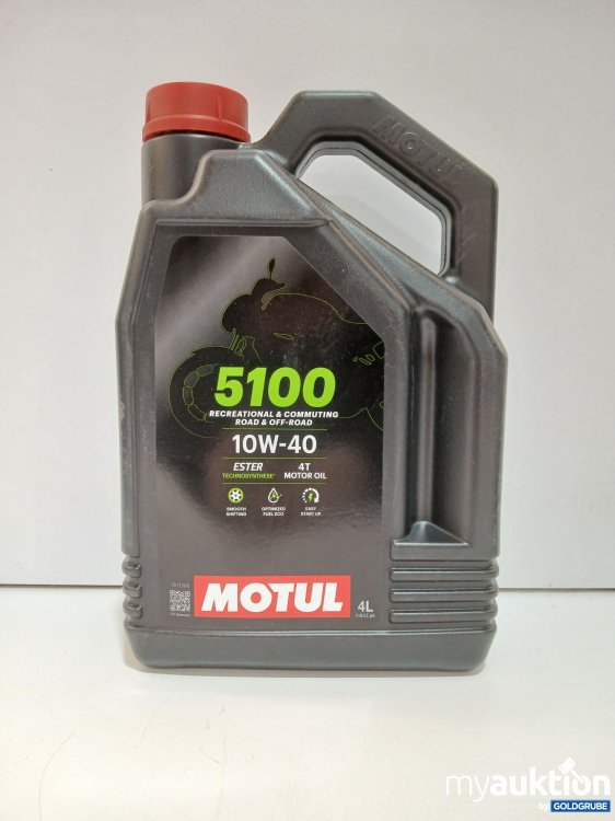 Artikel Nr. 960021 Artikel Nr. 960021: Motul 5100 Recational commuting Road & Off Road 10W-40 4l